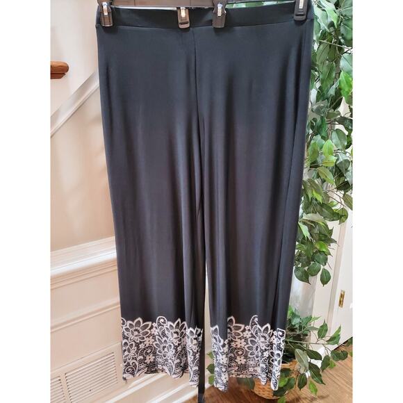 Est.1946 Women's Black Polyester Comfort Waist Casual Trouser Pant Size 18/20W - Picture 1 of 9